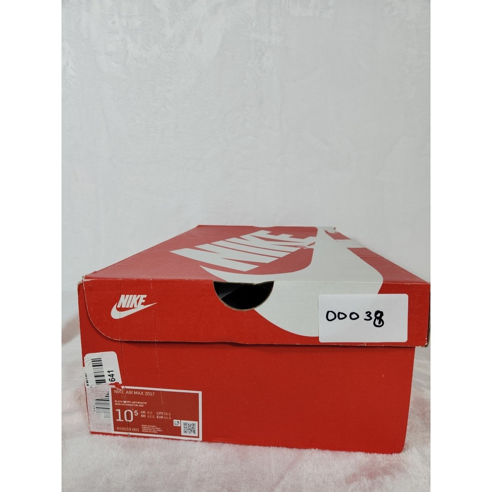 Nike Air Max 2017 Men's Running Shoes Black Silver Size 10.5 New - Picture 11 of 11